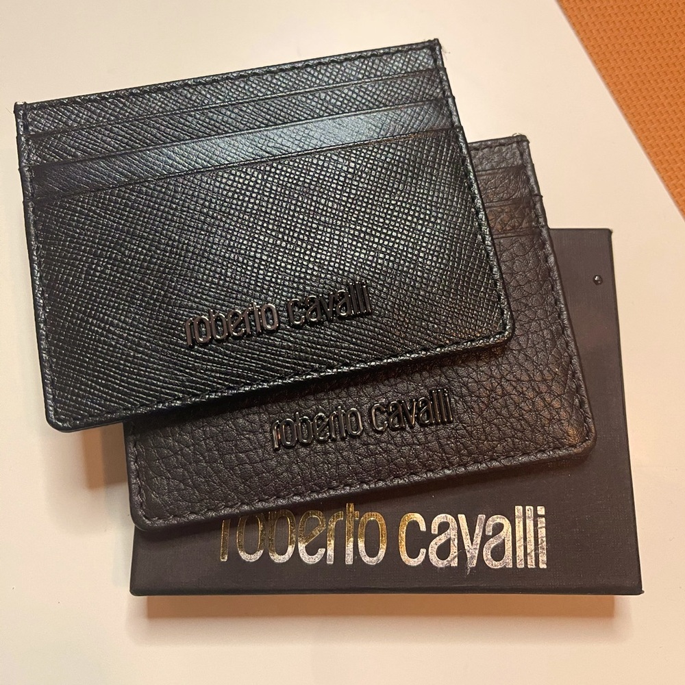 Roberto Cavalli Card Cases x 2